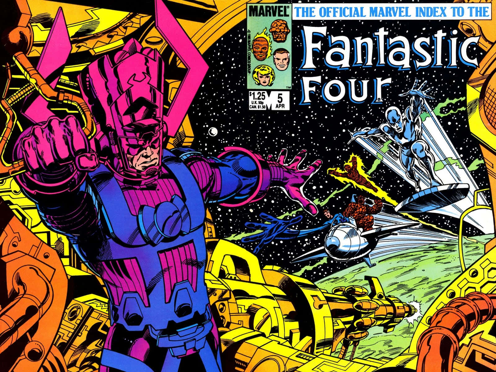 Fantastic Four Cover Background