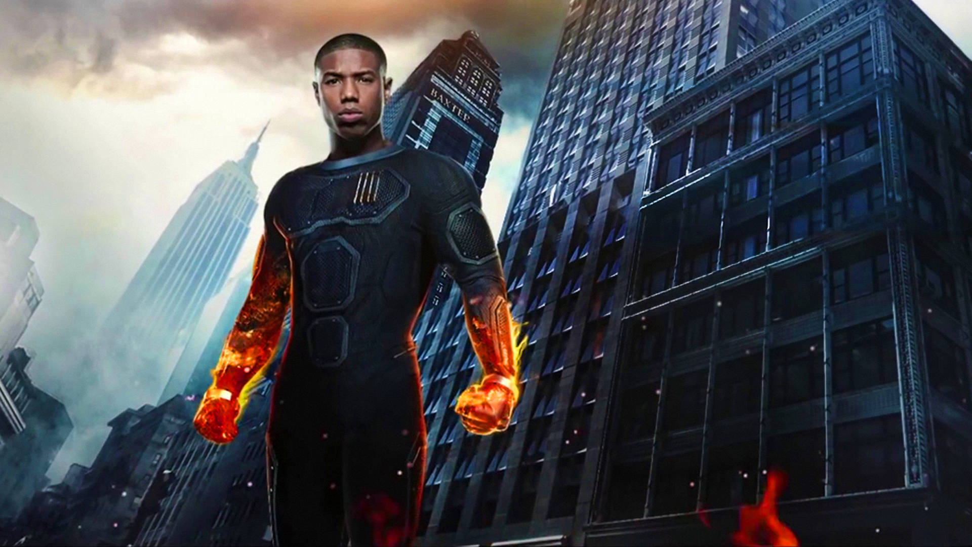 Fantastic Four Human Torch Hero Background