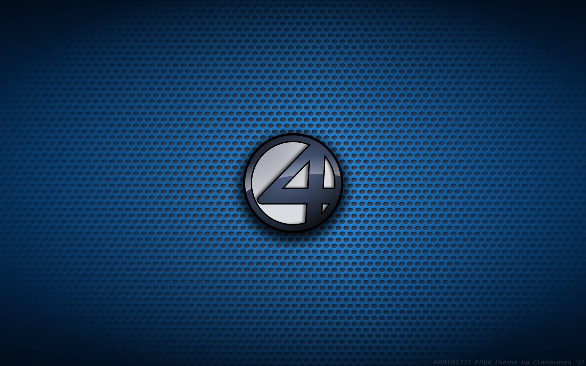 Fantastic Four Marvel Superhero Logo Background