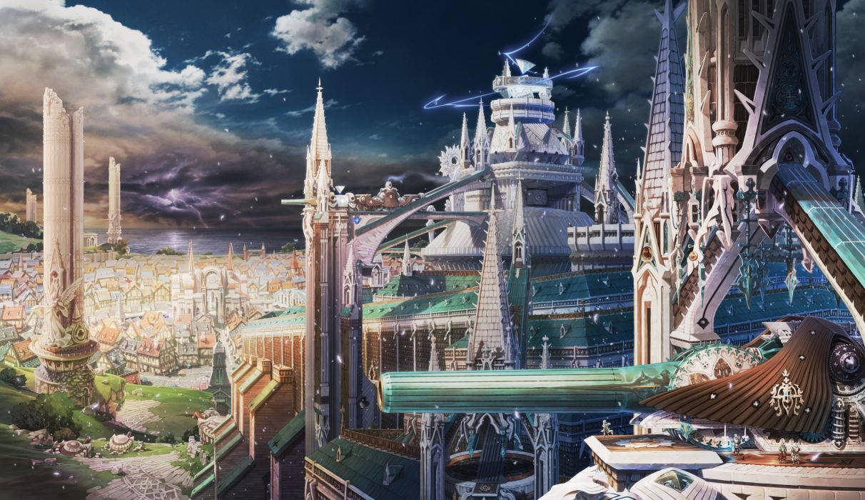 Fantasy Art Anime City