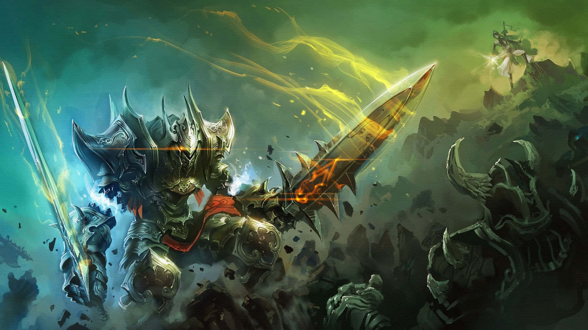 Fantasy Art Epic Battle Background