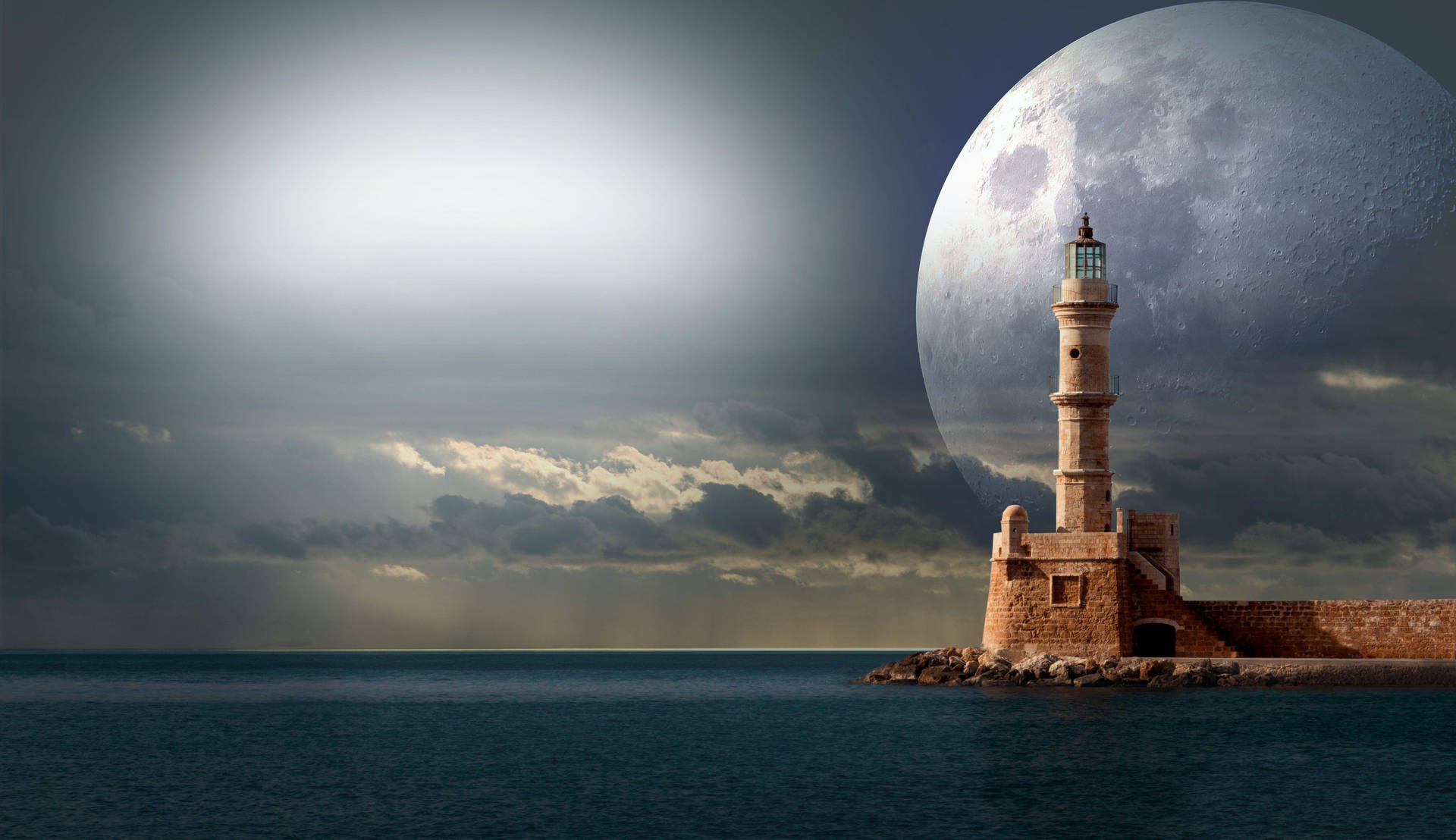 Fantasy Lighthouse Background