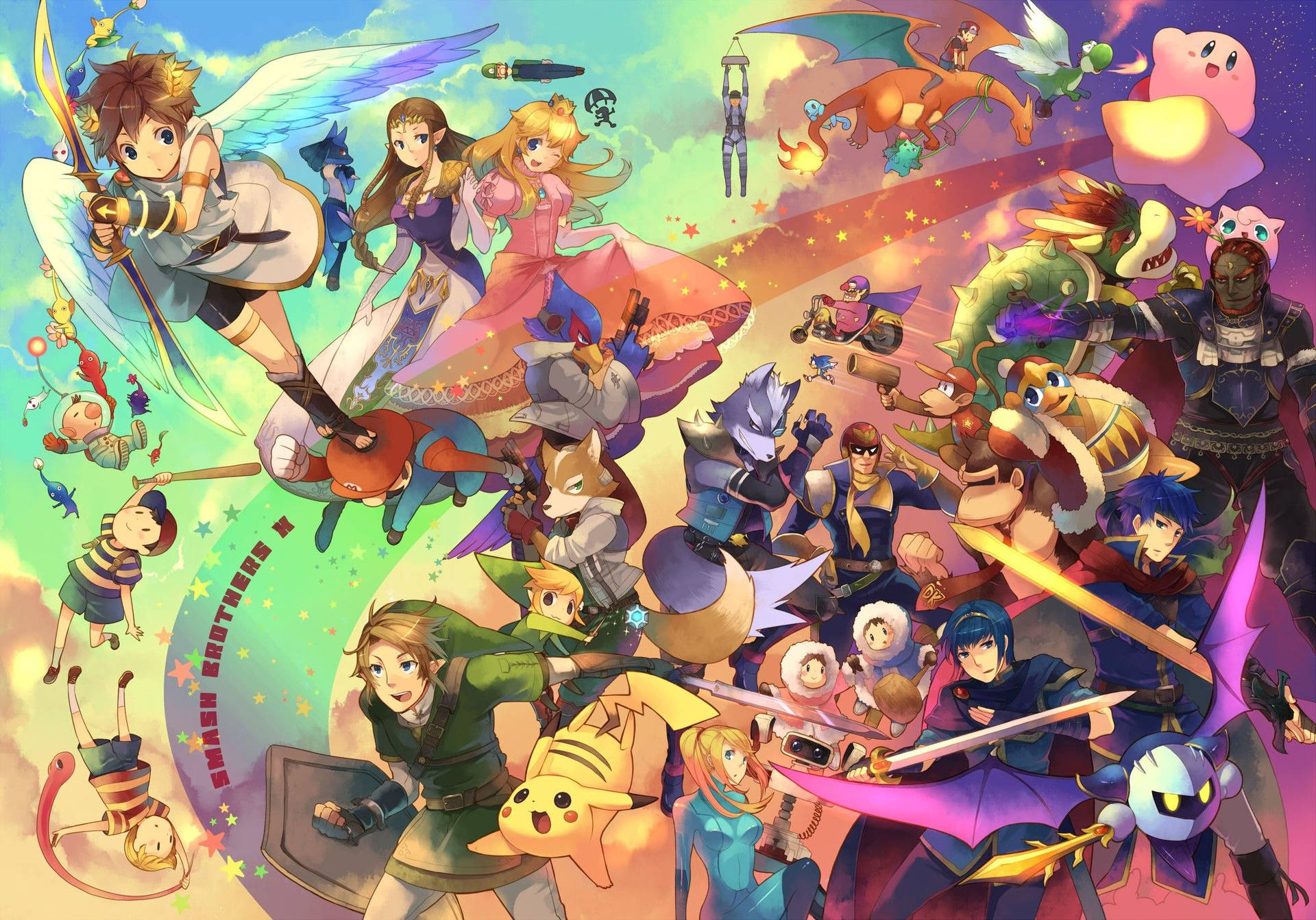 Fantasy Nintendo Characters Background