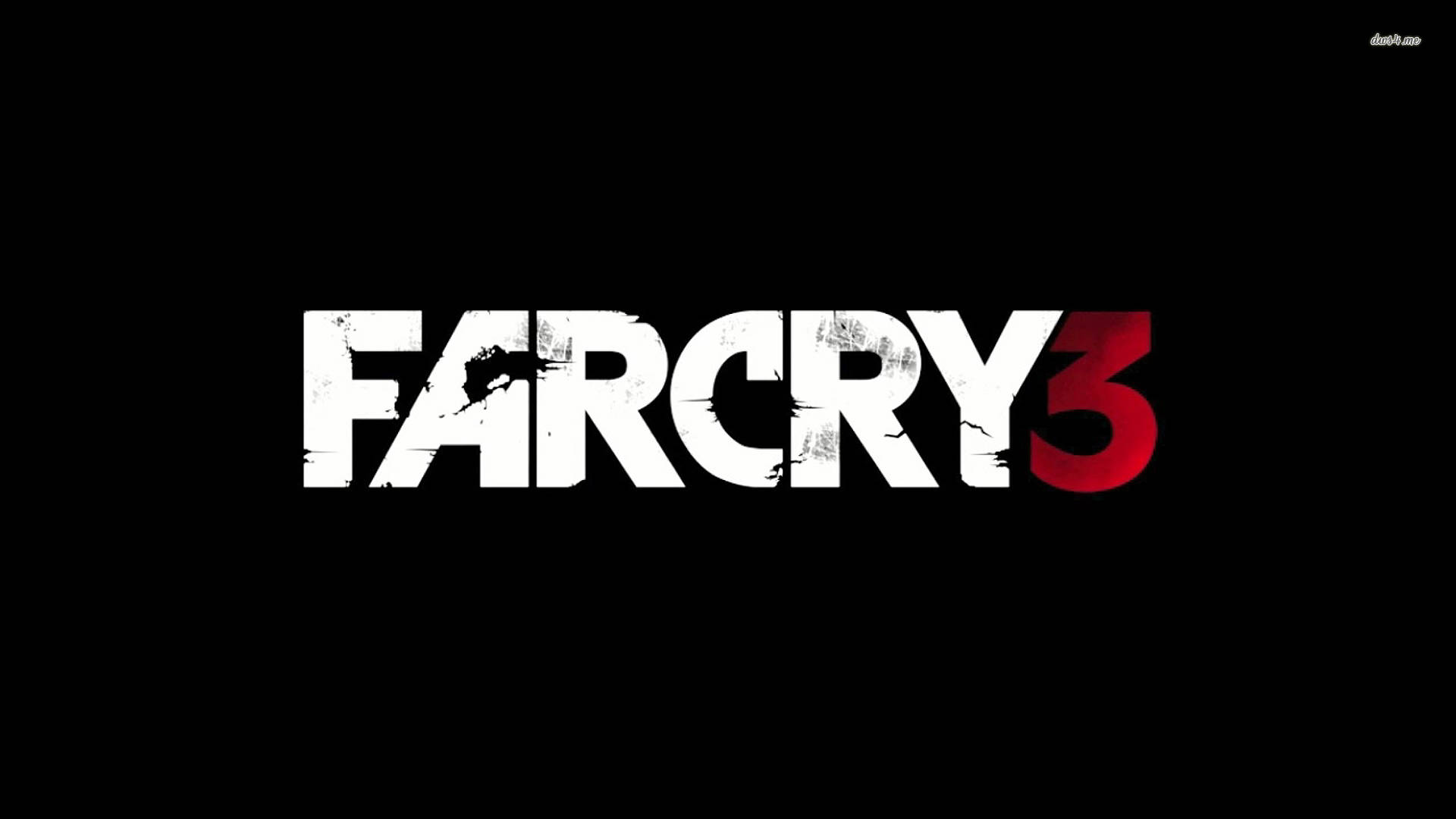 Far Cry 3 Logo On Black