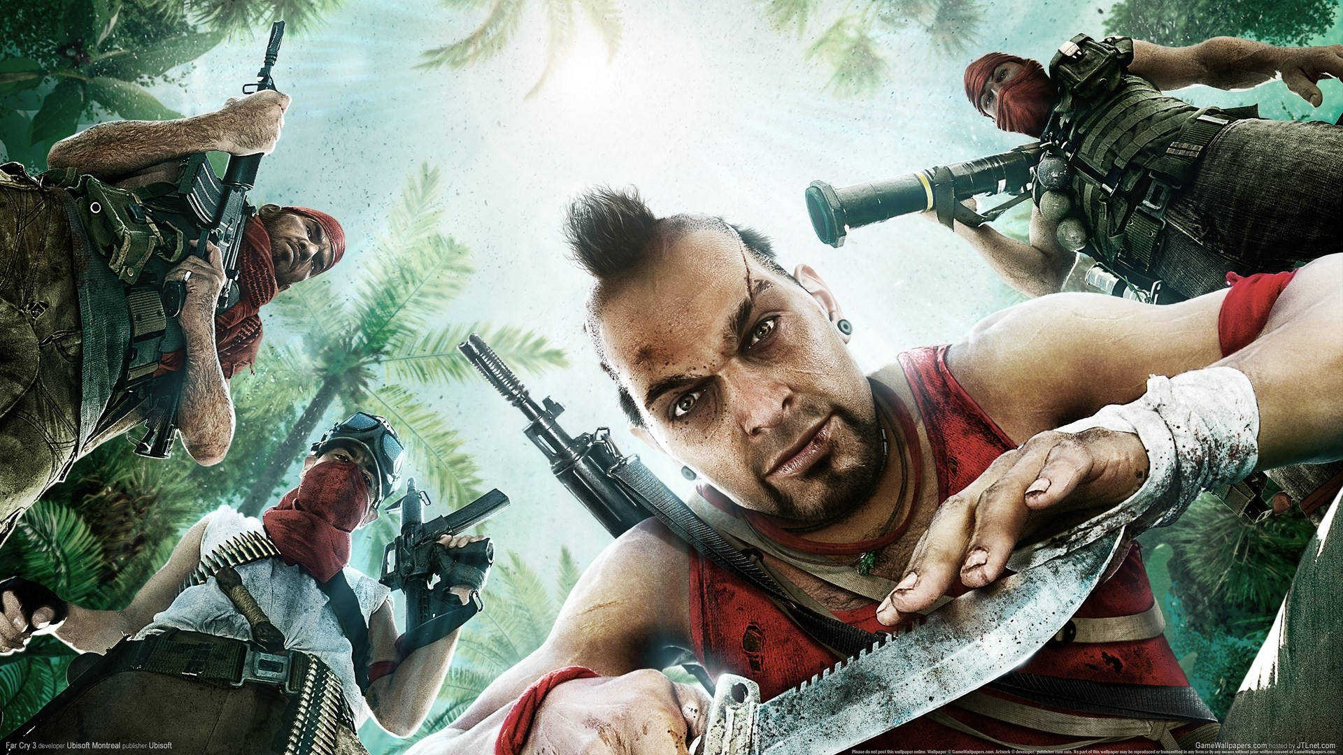 Far Cry 3 Vaas Montenegro And Pirates Background