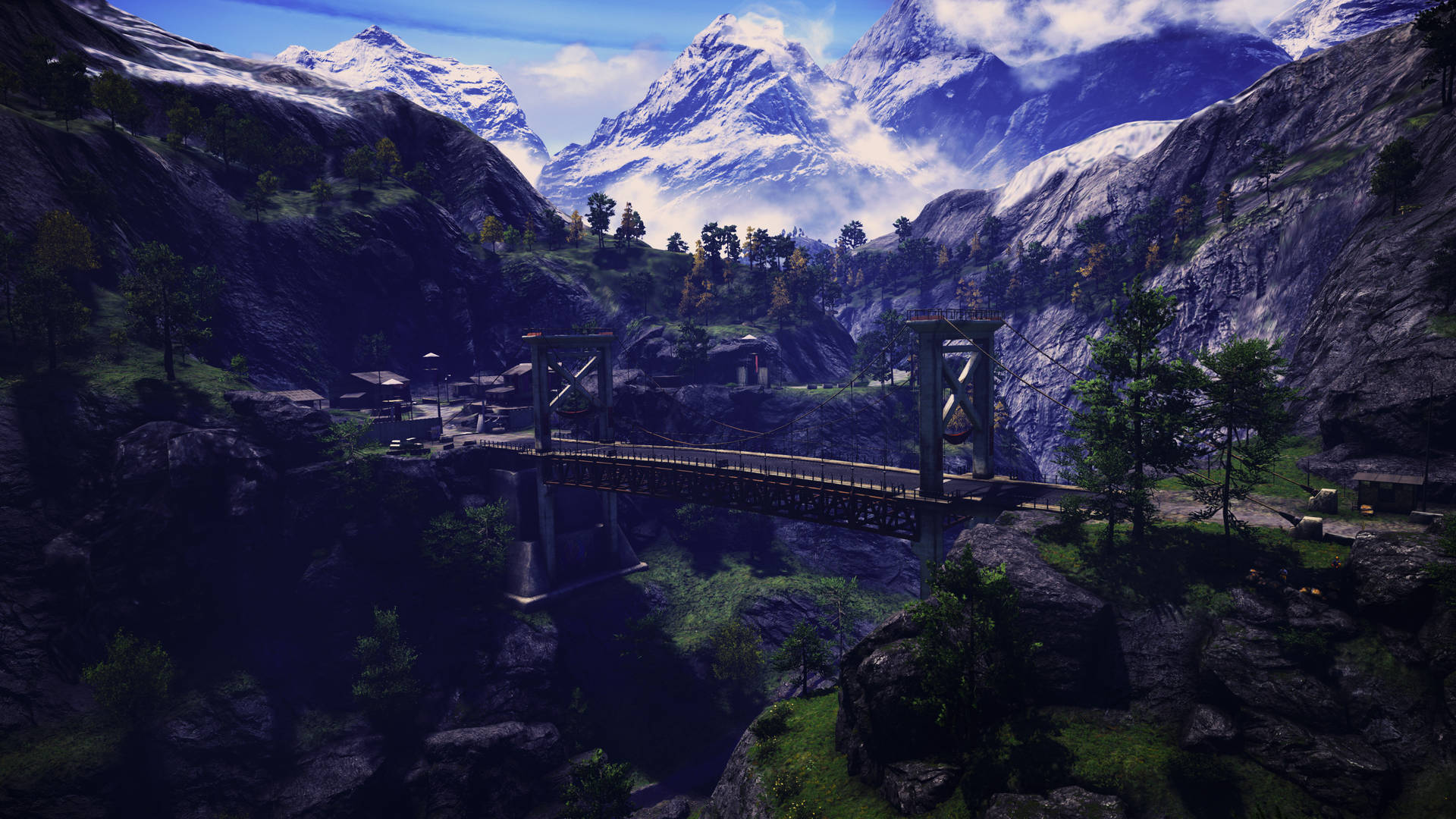 Far Cry 4 Mountain Bridge Background