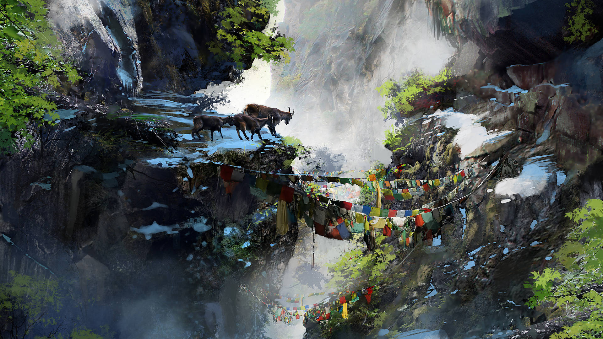 Far Cry 4 Mountain Goats Background