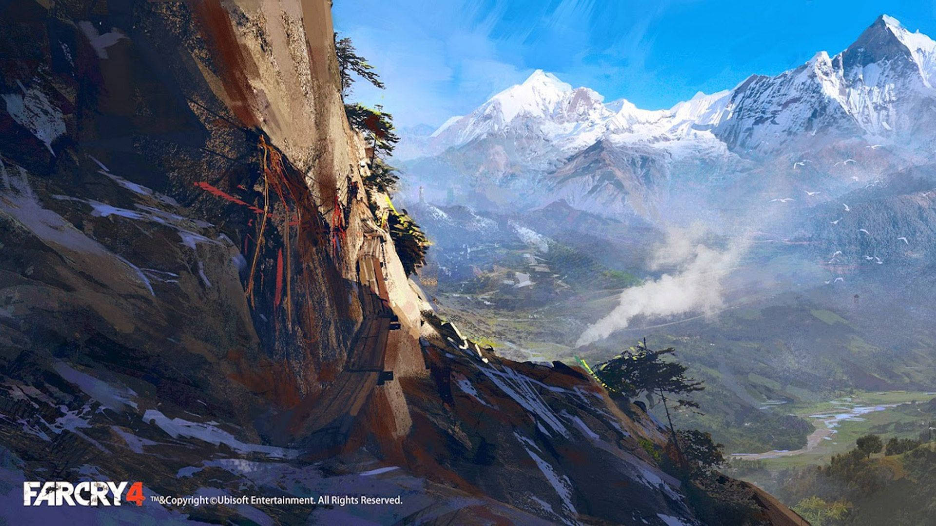 Far Cry 4 Mountain Scene Background