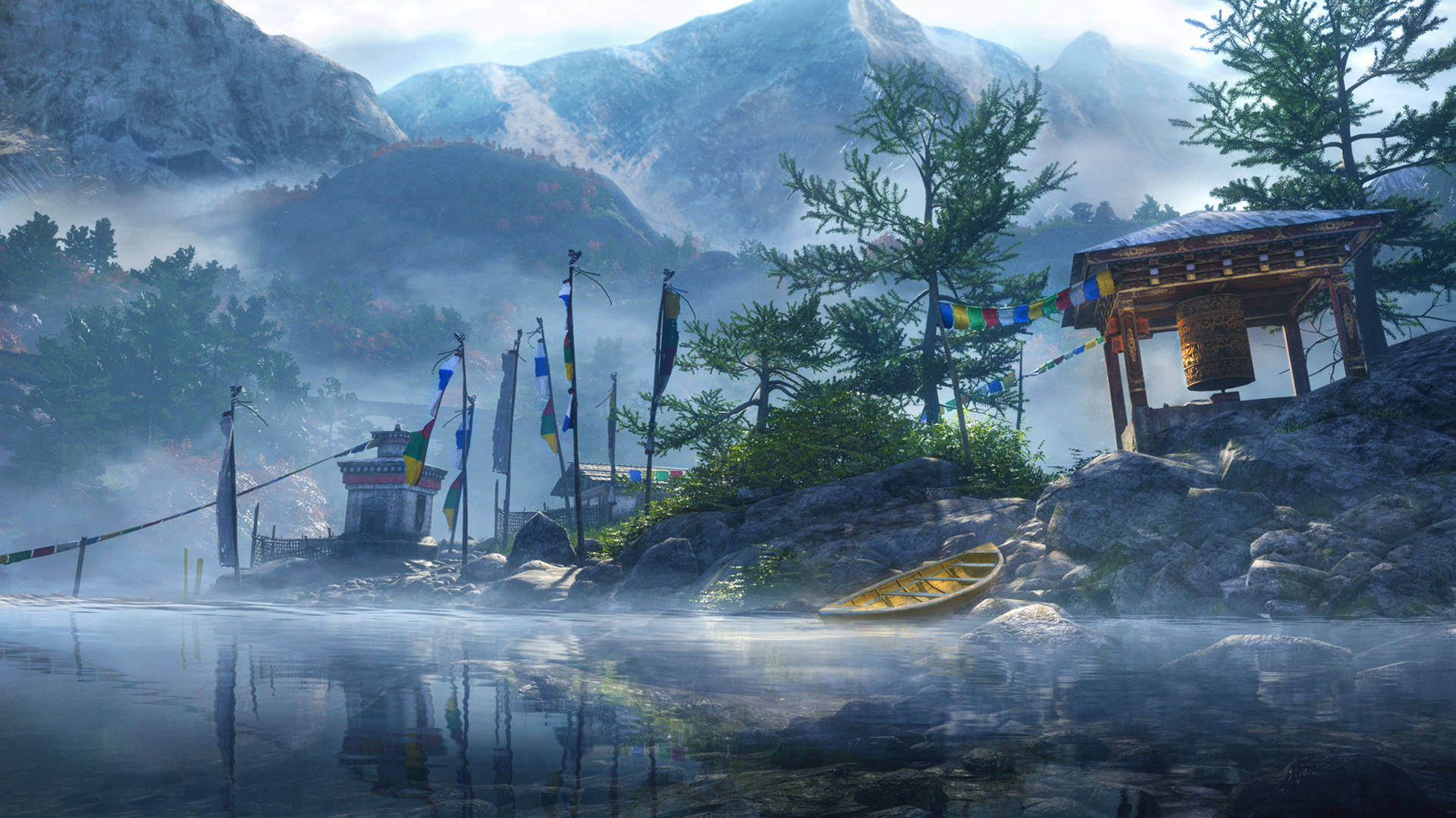 Far Cry 4 Mountain Temple Background