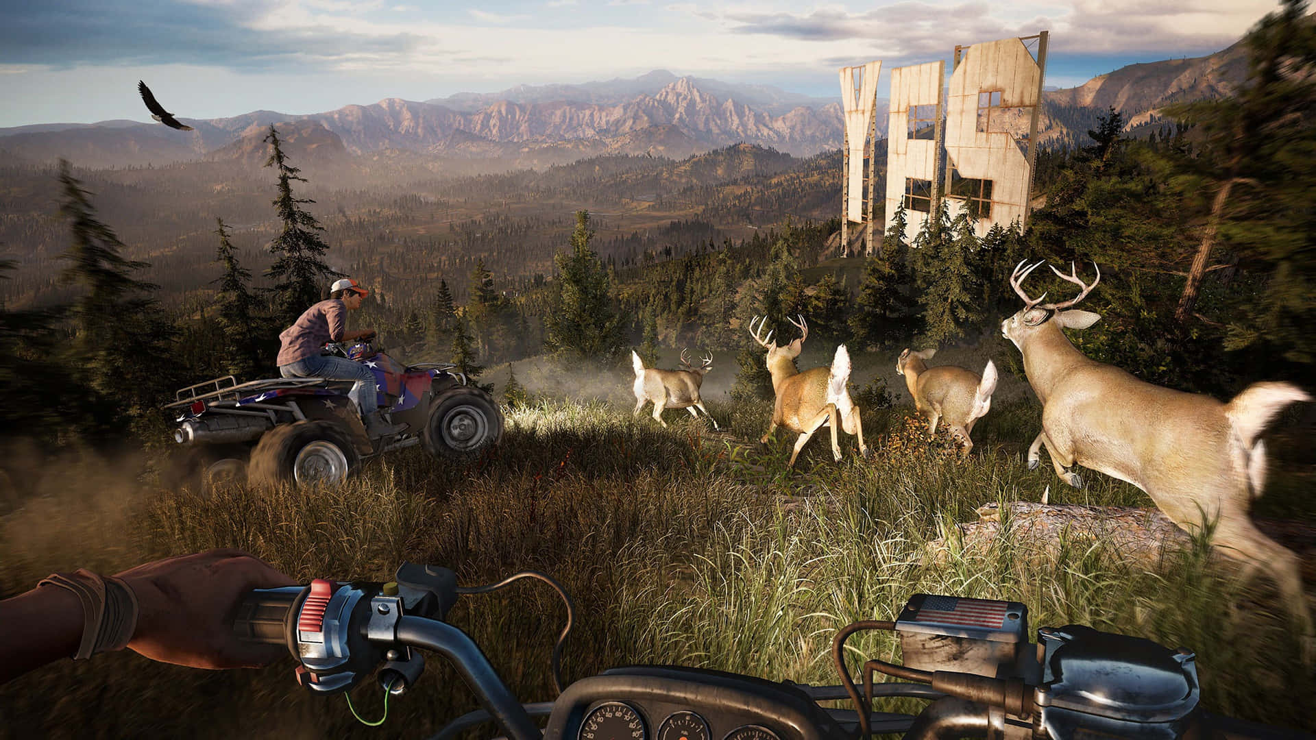 Far Cry 5 4k Ultra Hd Reindeer Background