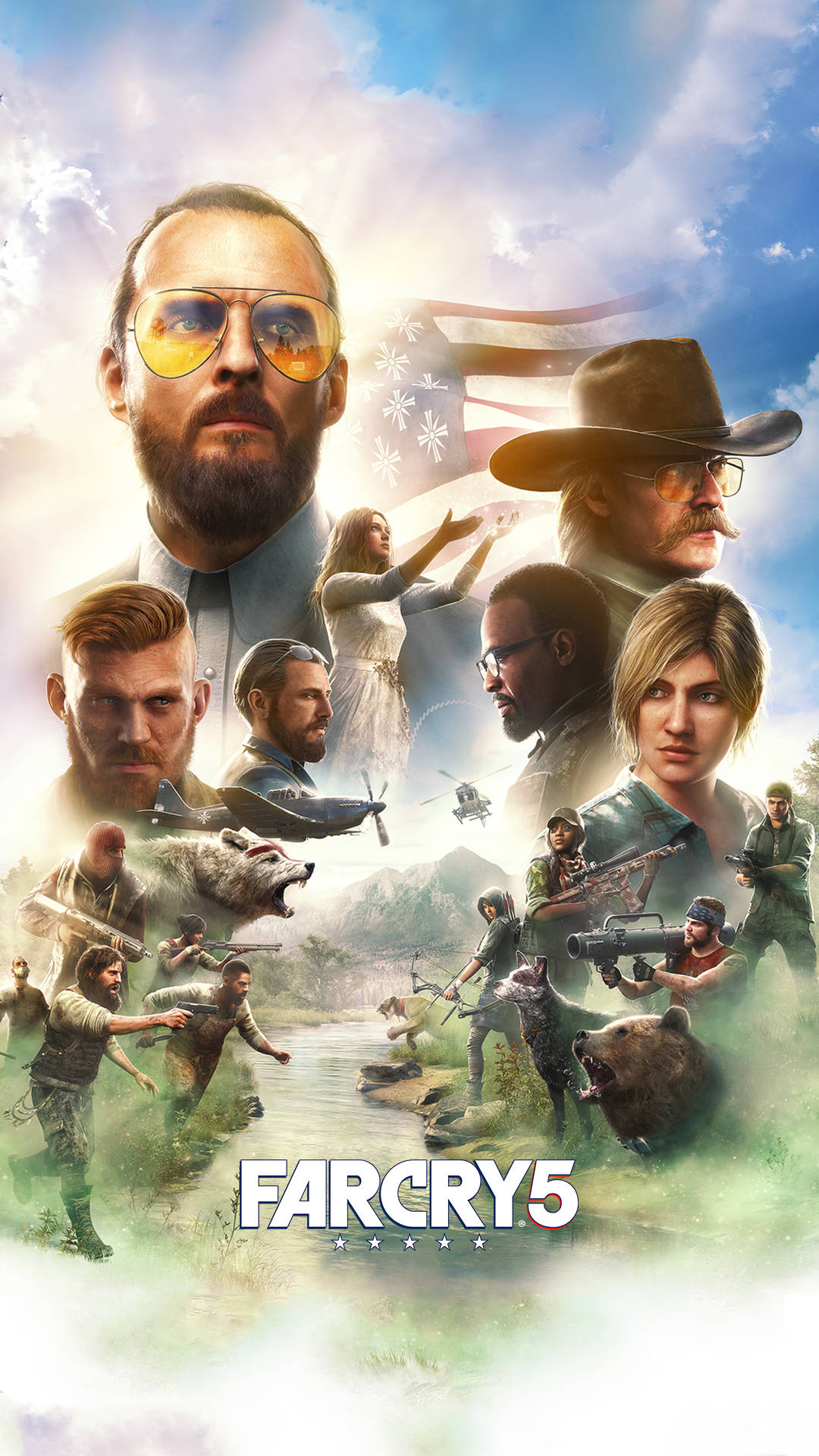 Far Cry 5 Characters On Poster Iphone