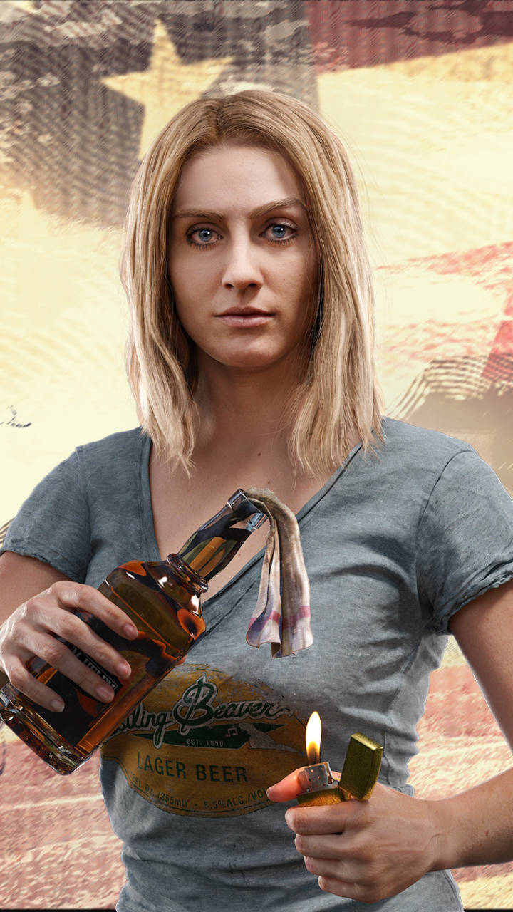 Far Cry 5 Mary Molotov Cocktail Iphone Background
