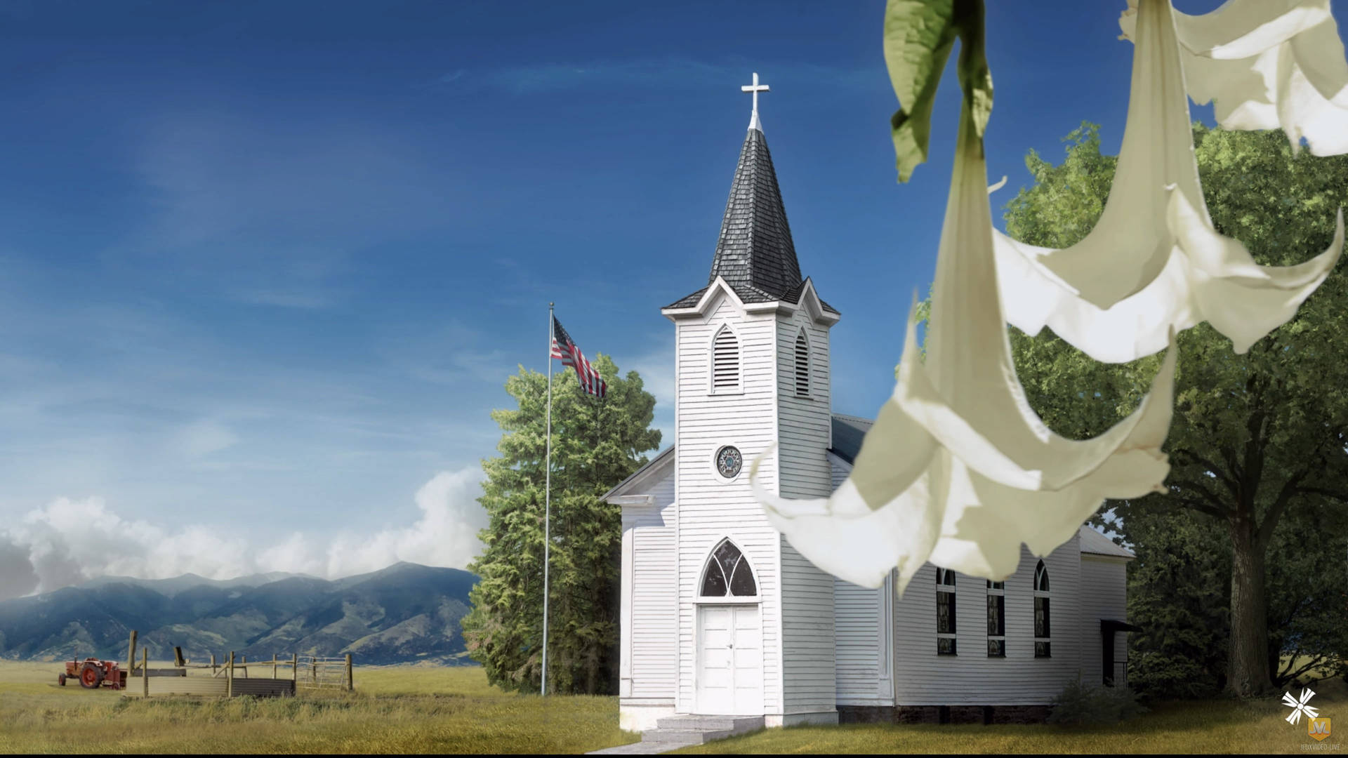 Far Cry 5 Project At Eden's Gate Church Background