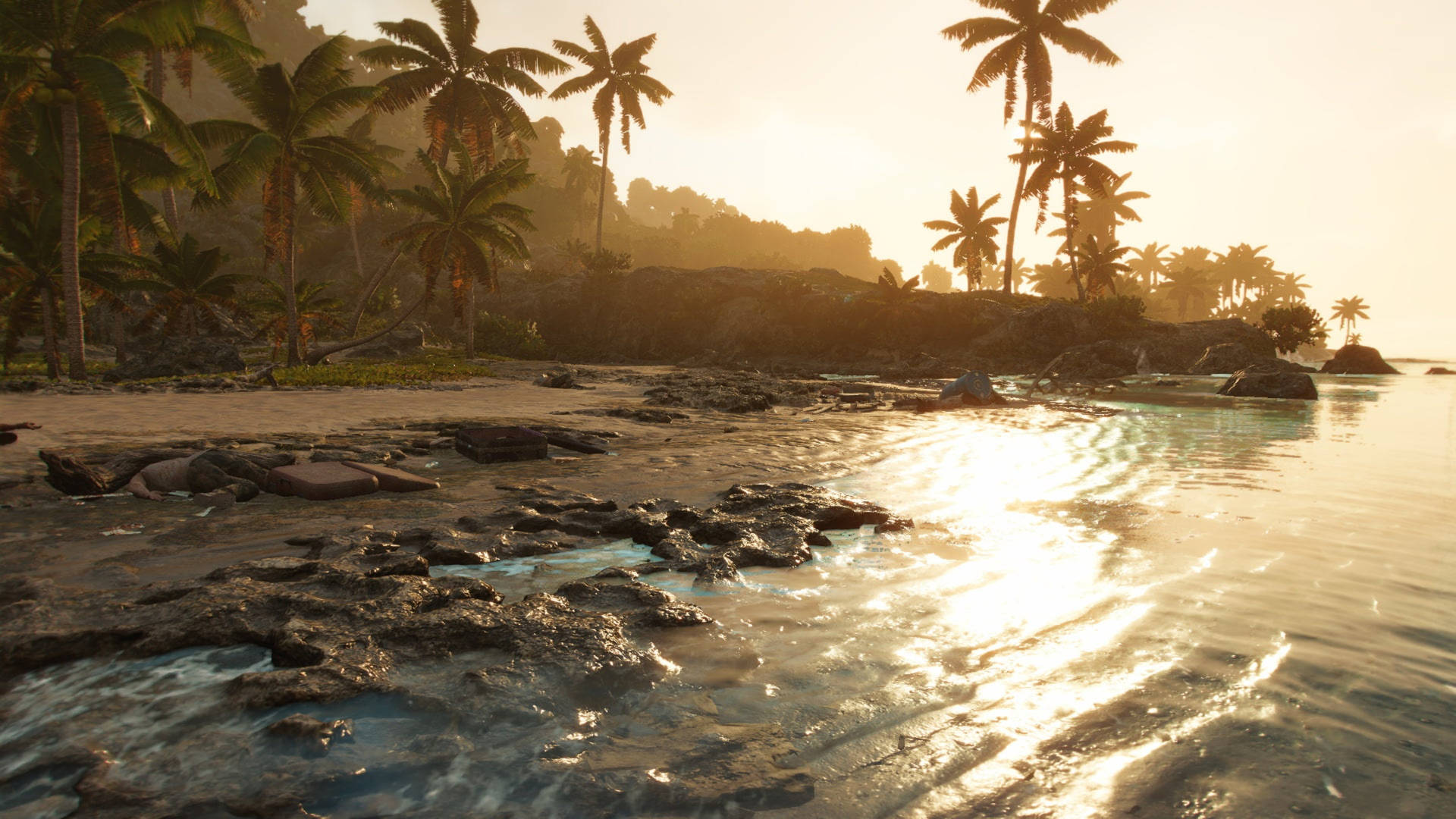 Far Cry 6 Beach Sunset Background
