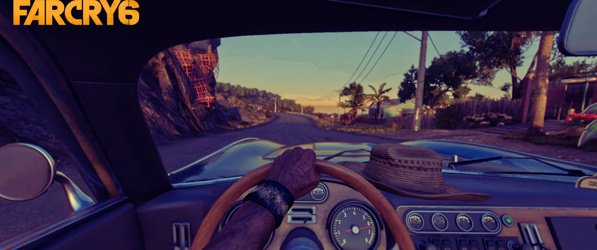 Far Cry 6 Car Drive Background