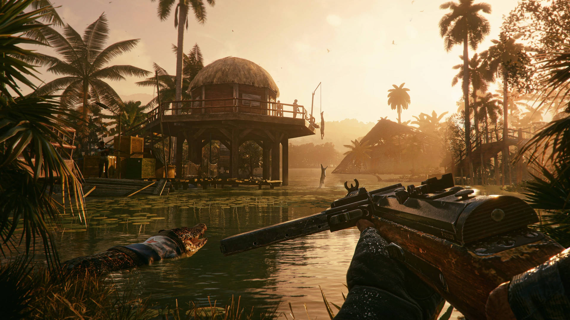 Far Cry 6 Swamp In Yara Background