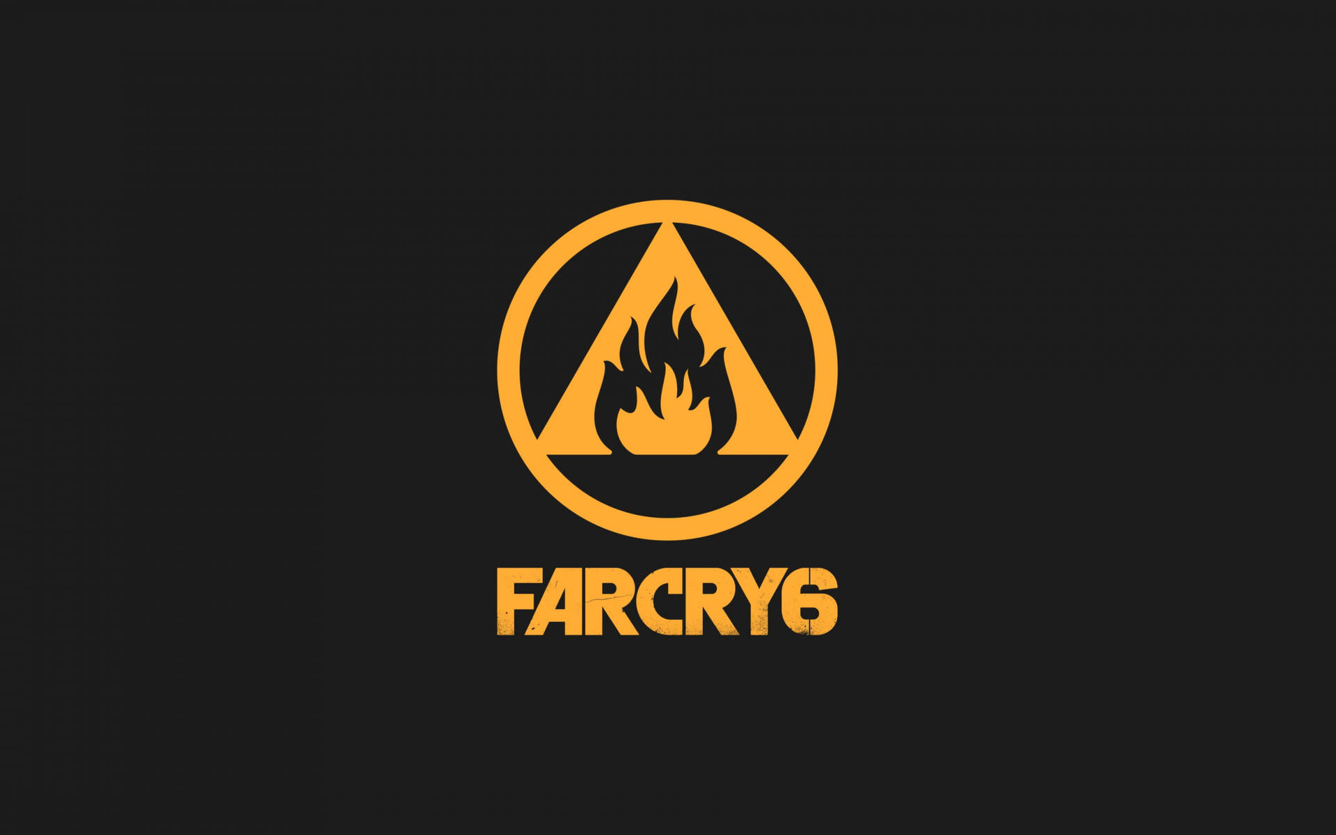 Far Cry 6 Yellow Logo Background