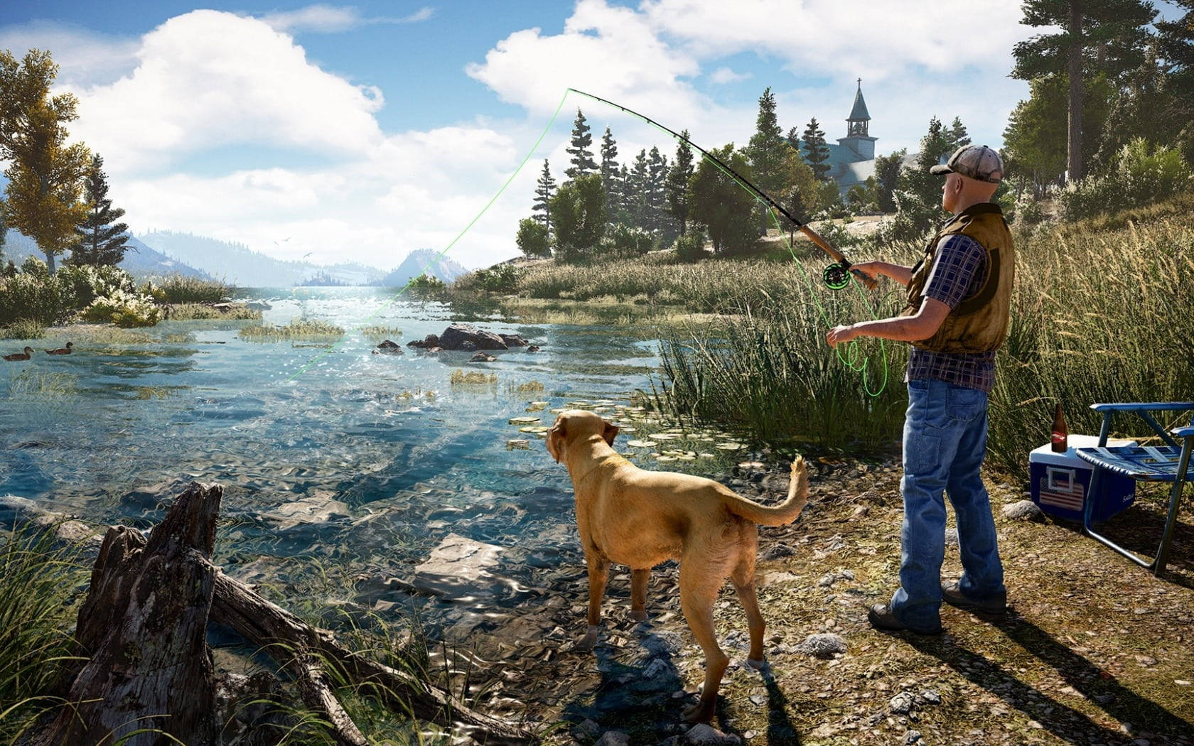 Far Cry Five Fishing Background