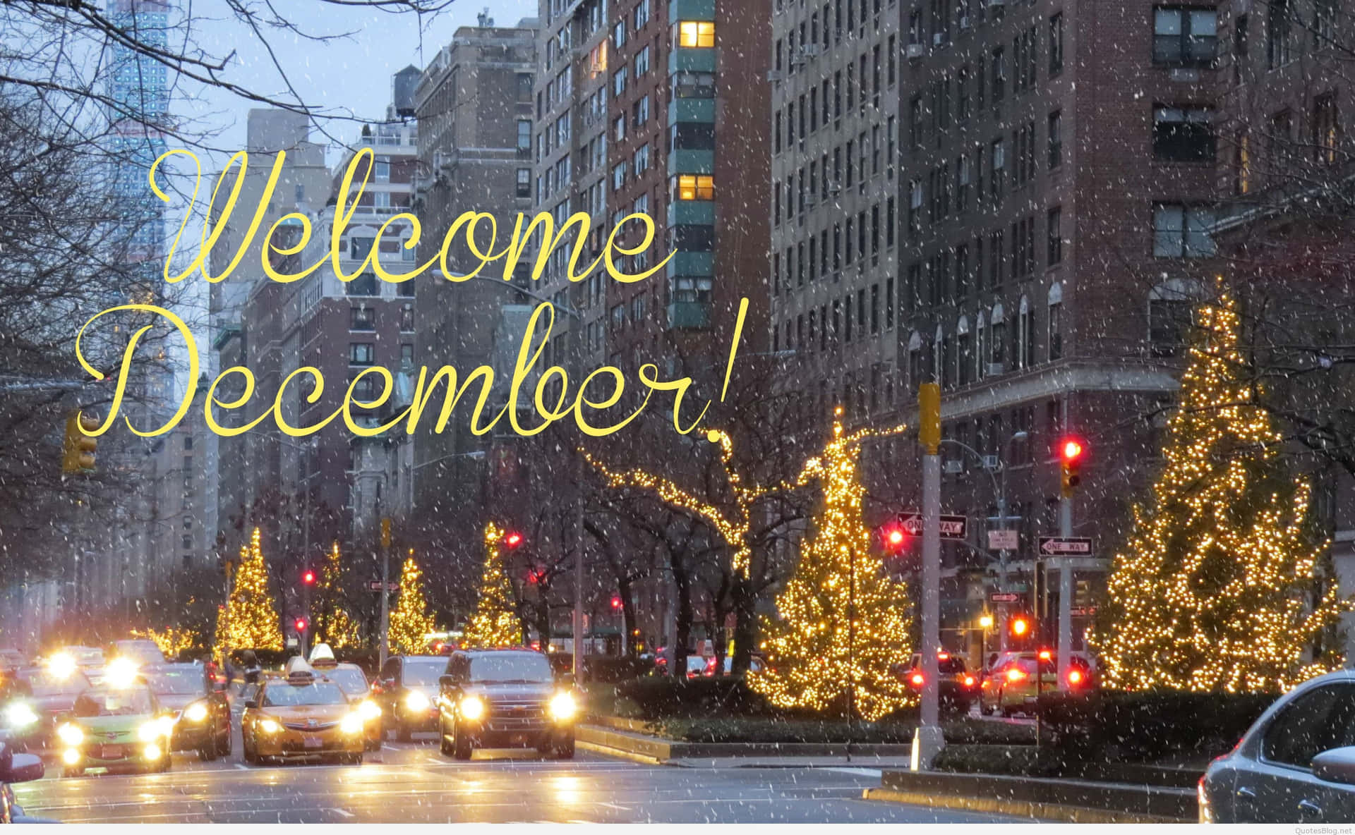 Farewell November, Welcome December Background