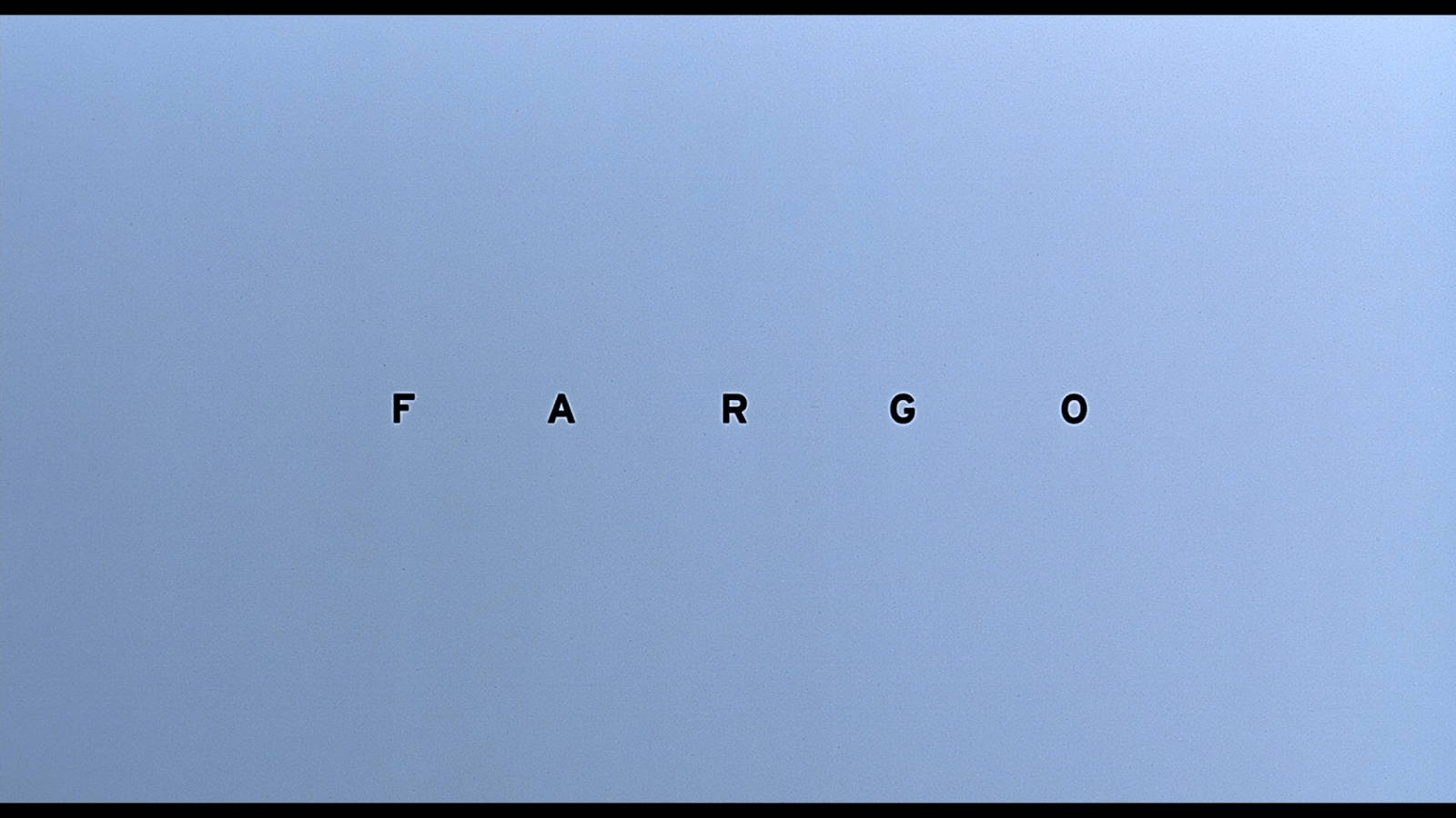 Fargo Minimalist Light Blue Background