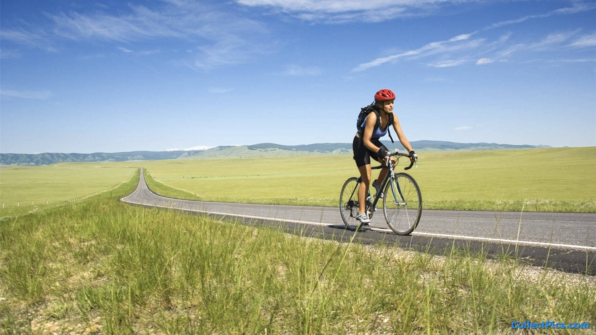 Farm Land Trail Road Bike Background