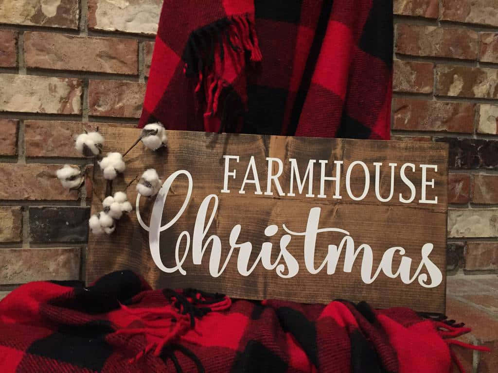Farmhouse Christmas Sign
