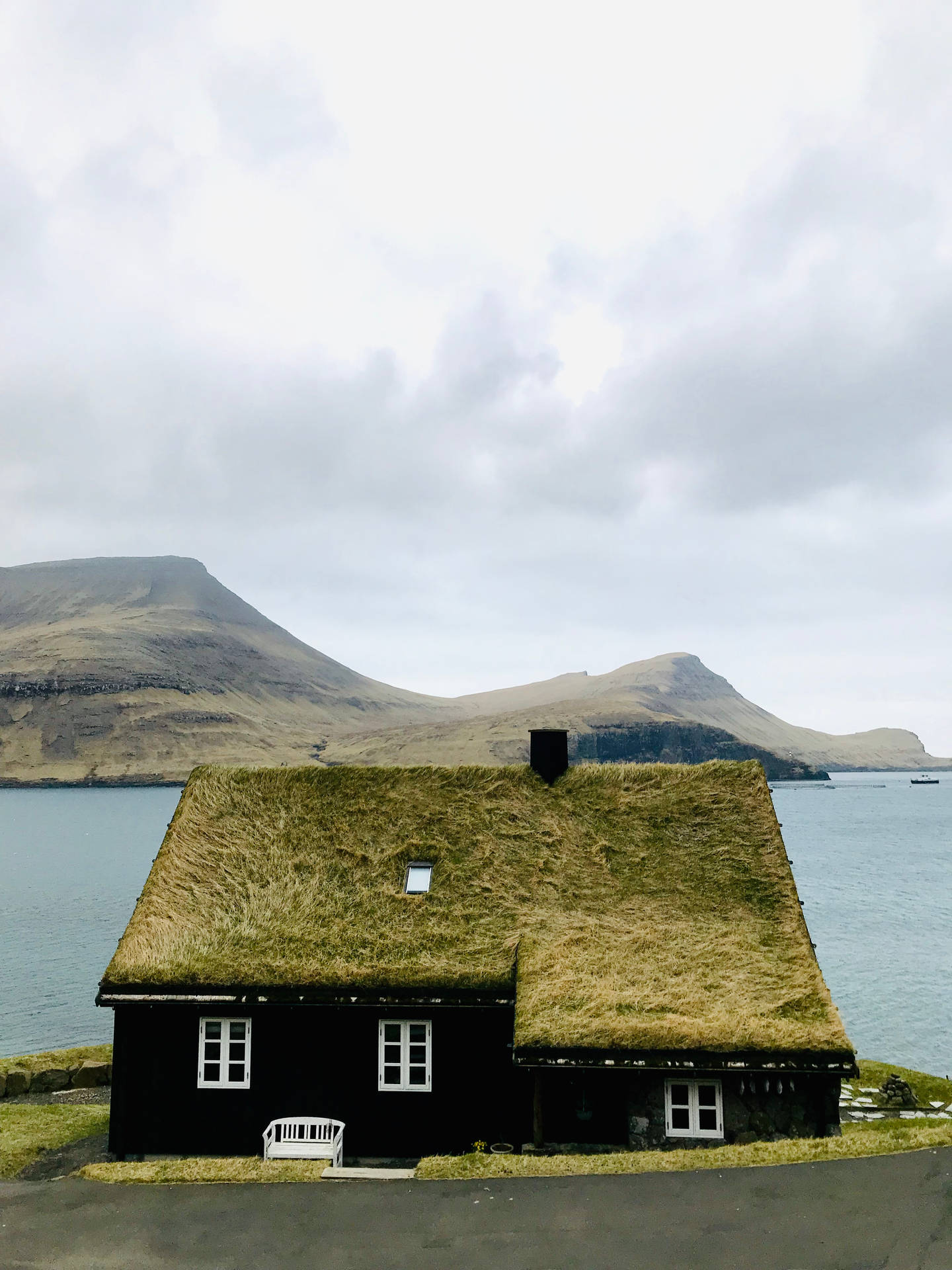 Faroe Islands Bour House Background