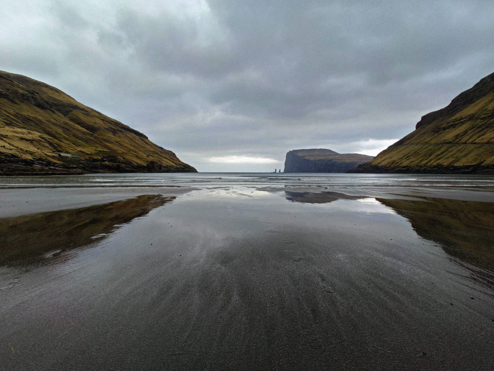 Faroe Islands Streymoy Coastline Background