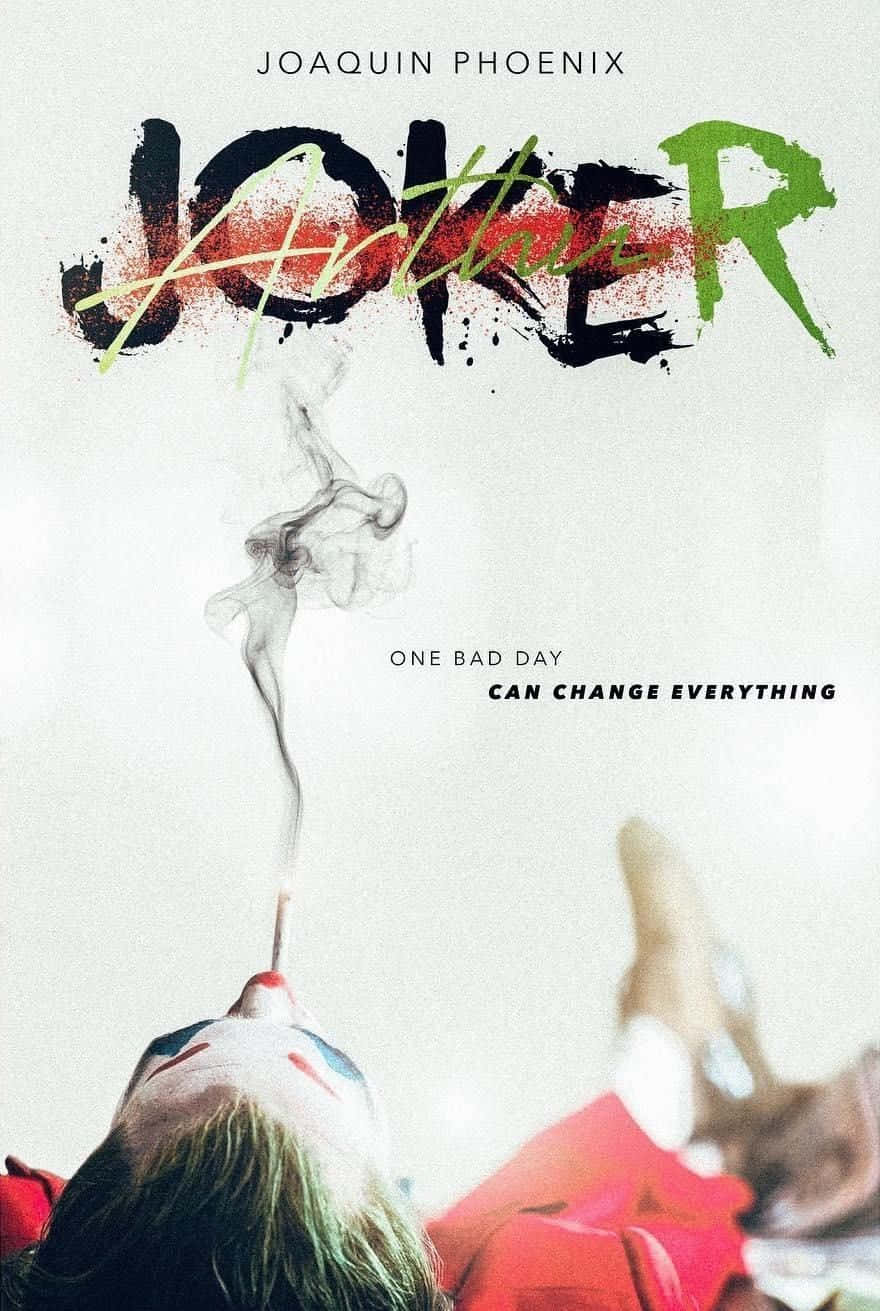 Fascinating 2019 Movie Joker Poster Display Background