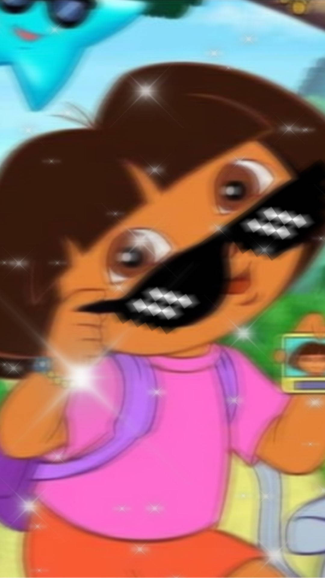 Fashion Forward Dora - Baddie Pfp Background