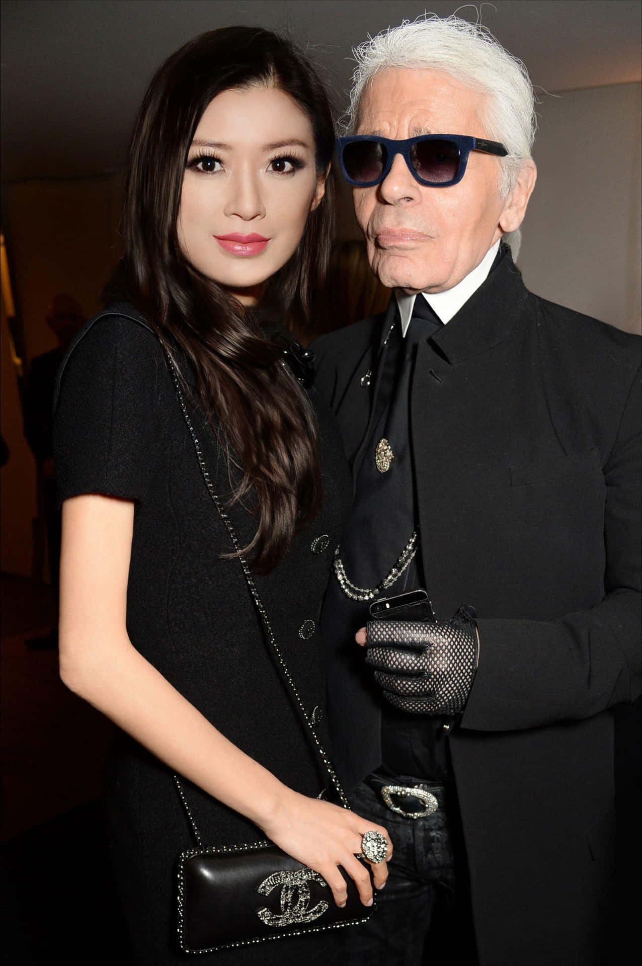 Fashion Icon Karl Lagerfeld Background