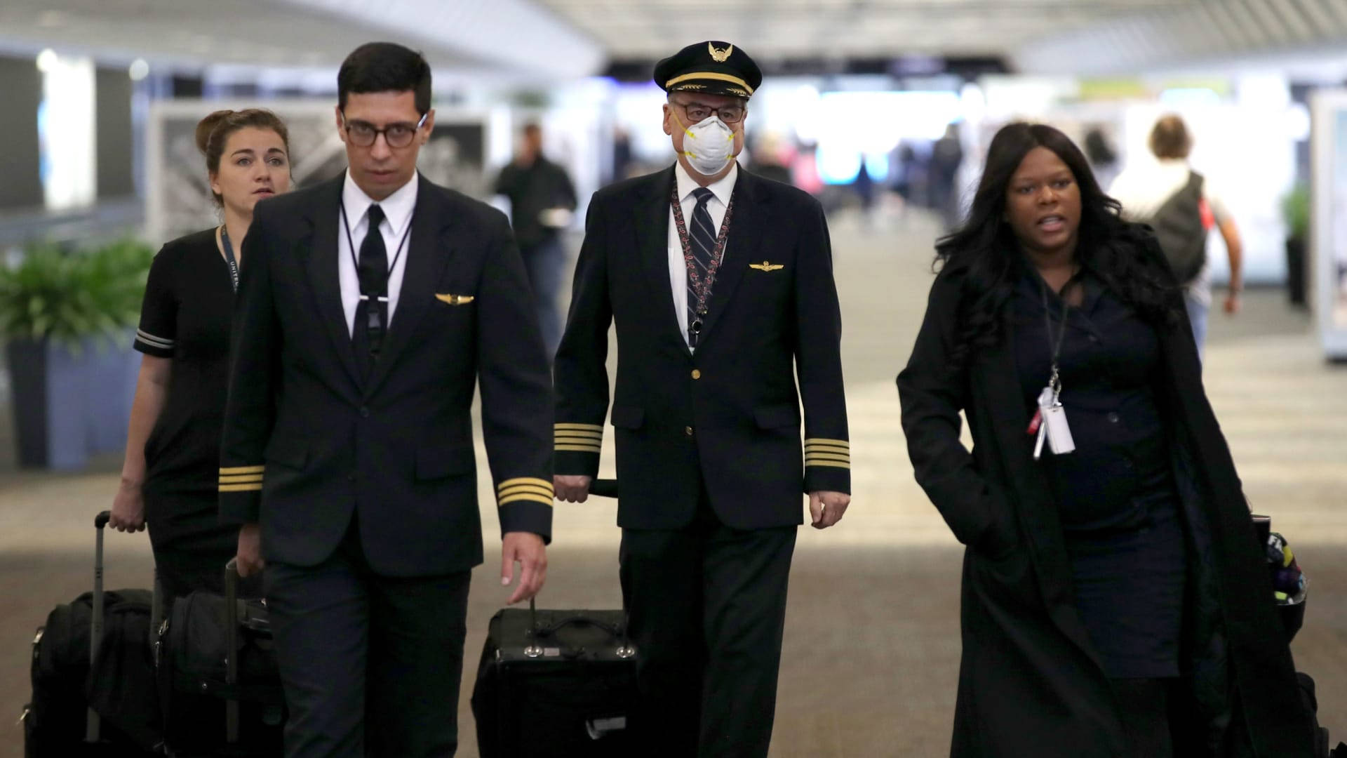 Fashionable Flight Attendant