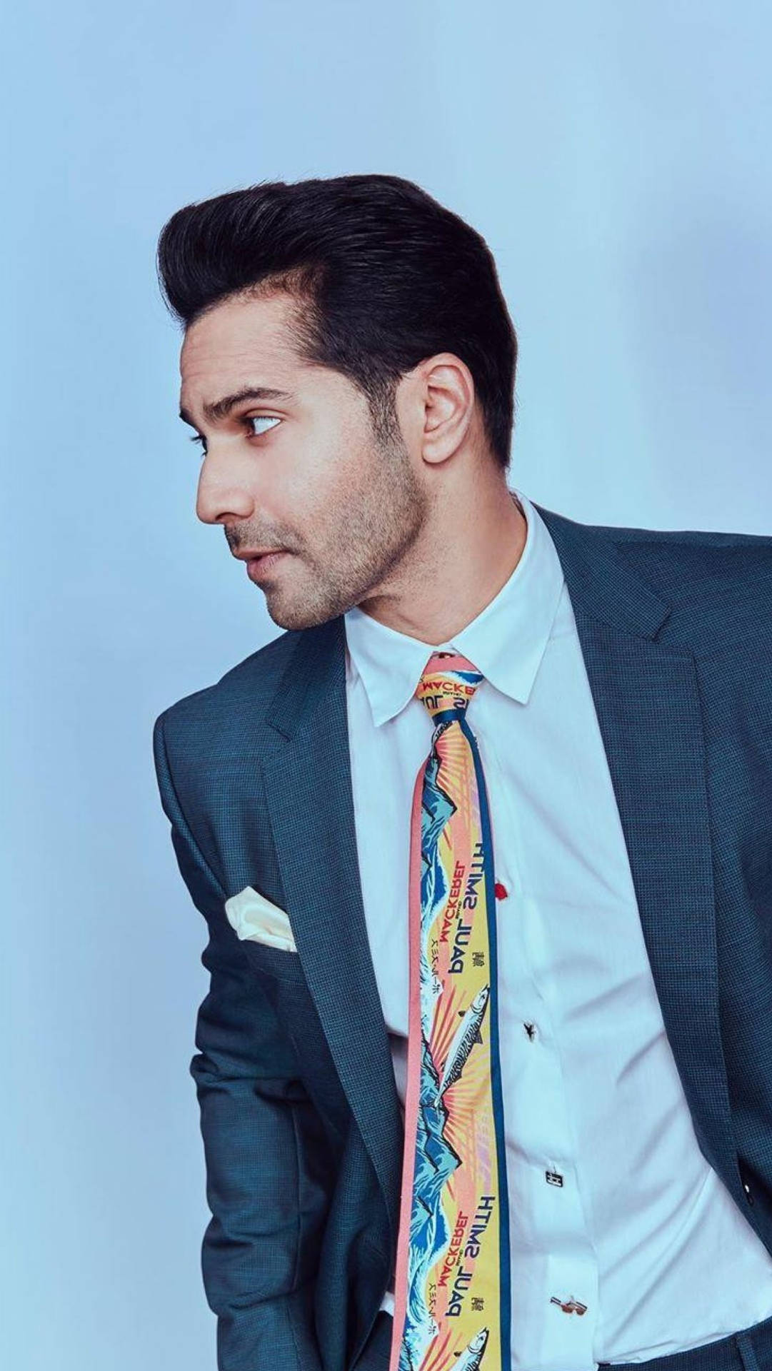Fashionable Varun Dhawan In Suit Background