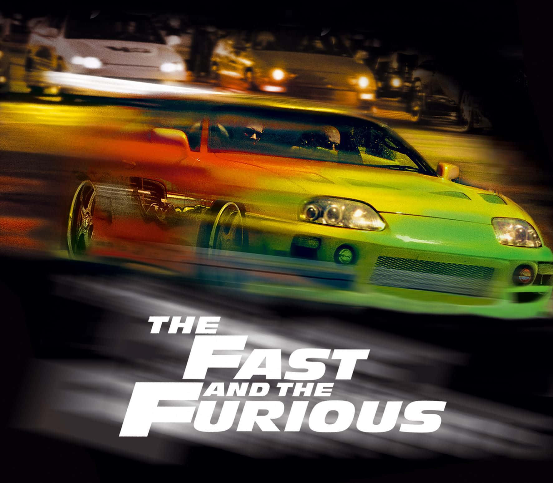 Fast And Furious 1 With A Zooming Car Background