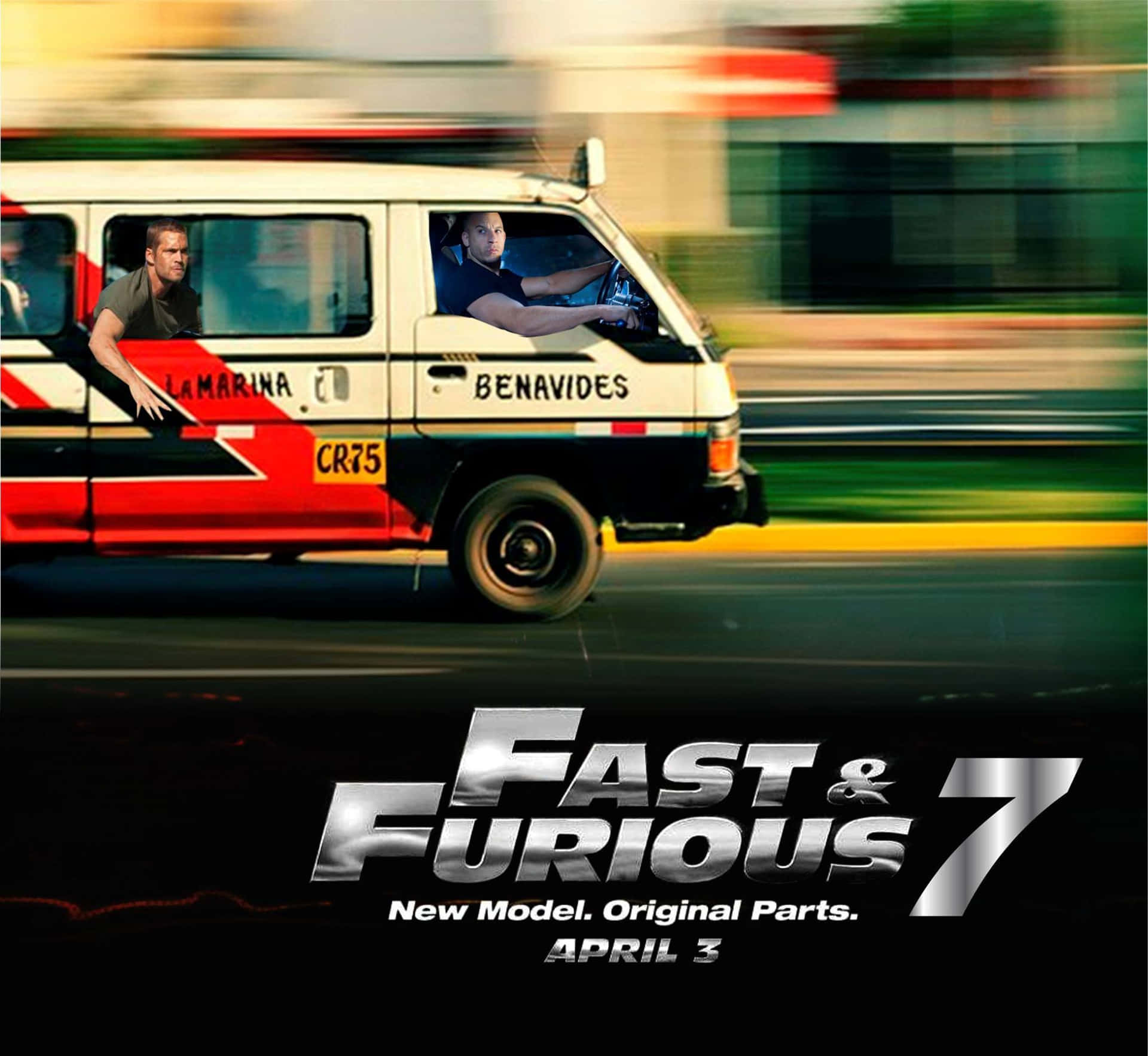 Fast And Furious 7 - Hd 720p Background