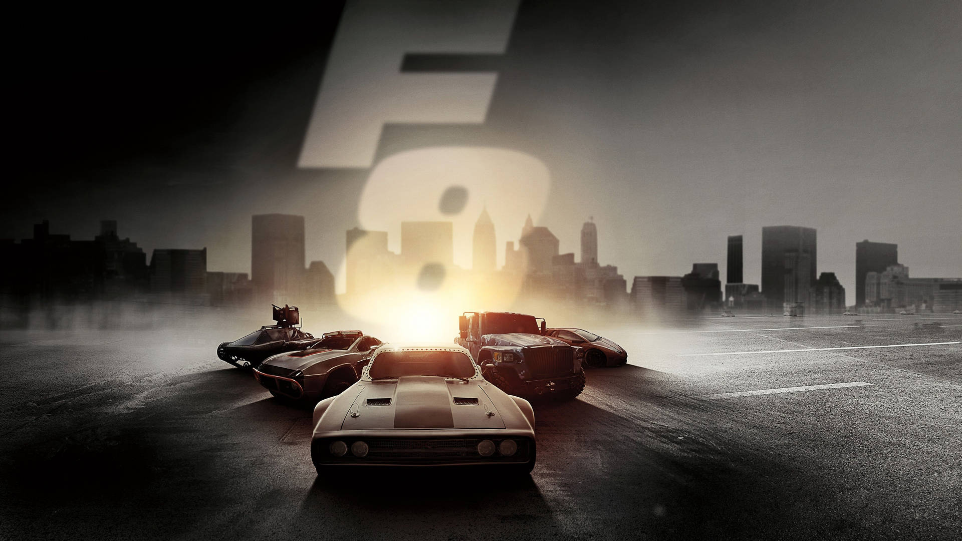 Fast And Furious 8 Poster Background