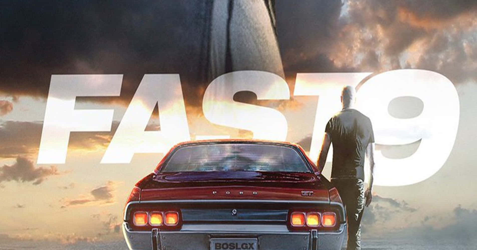 Fast And Furious 9 Car Rear Background