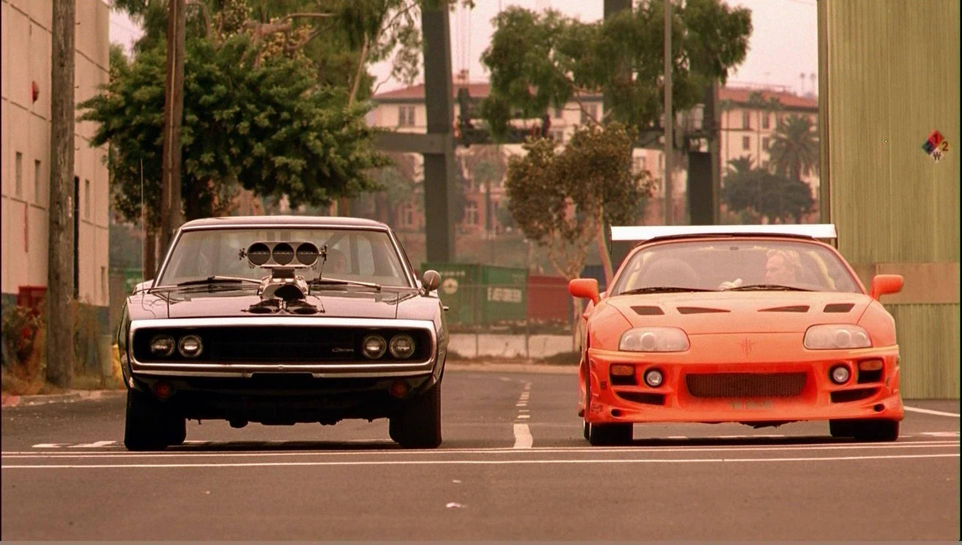 Fast And Furious Cars Black And Orange
