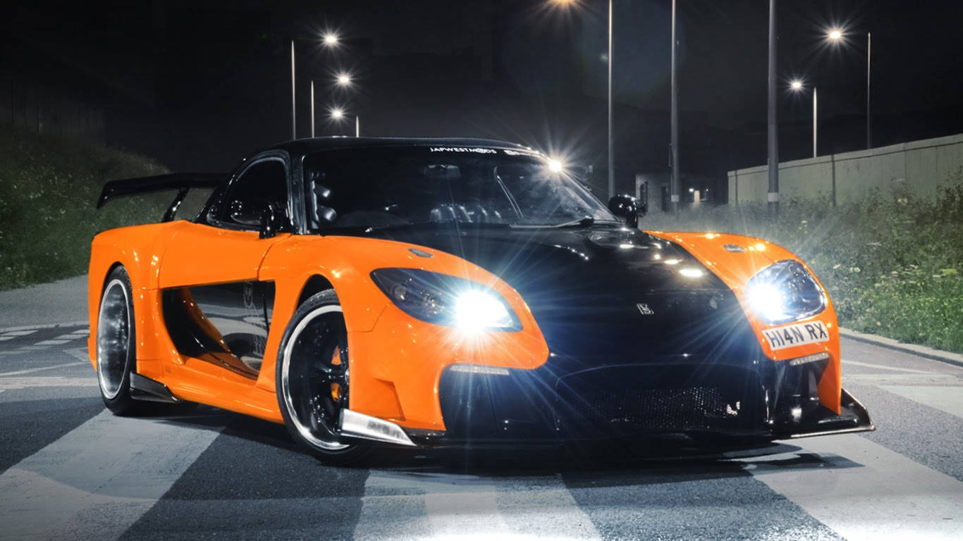 Fast And Furious Cars Orange And Black