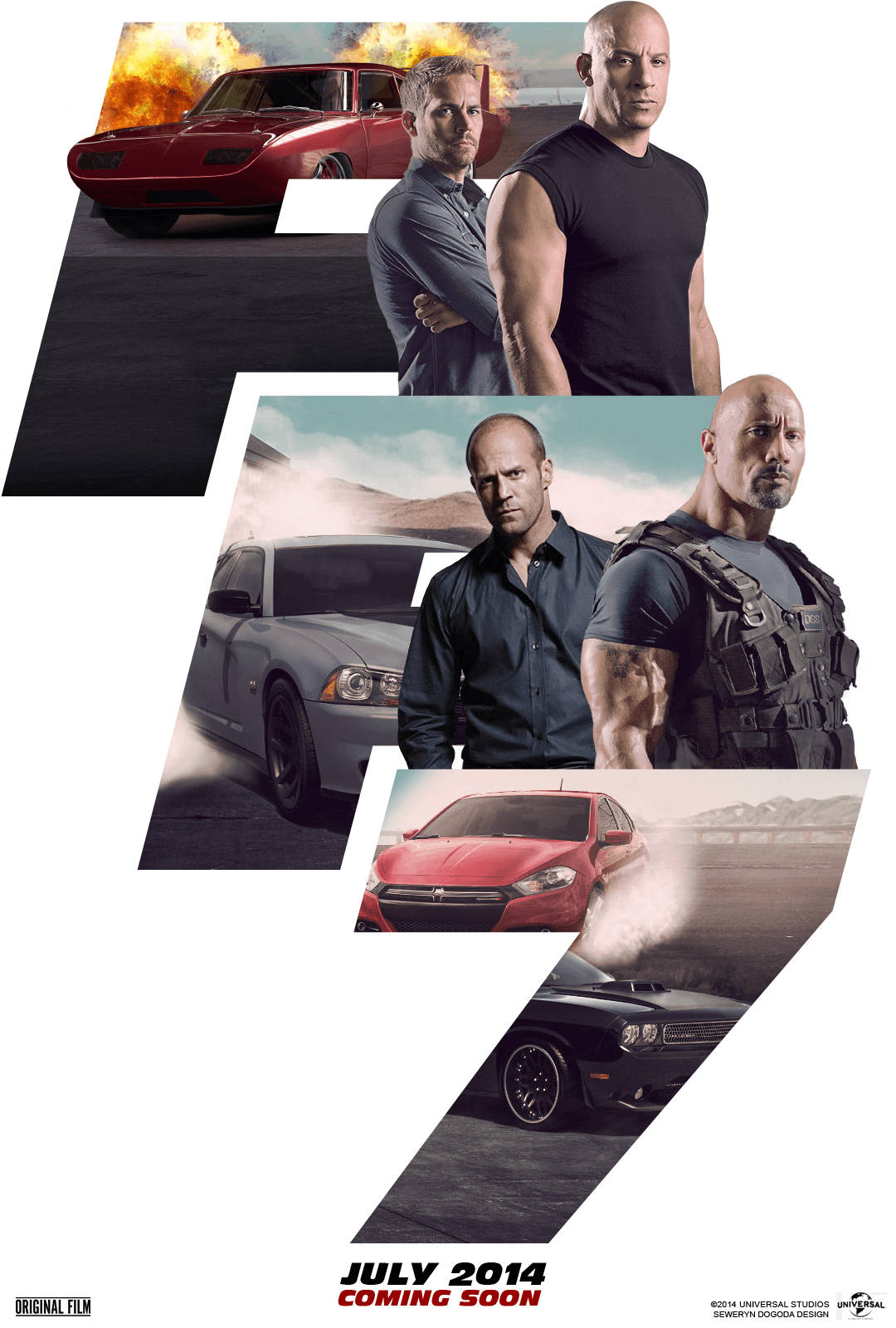 Fast And Furious Iphone 7 Cast In Text Background