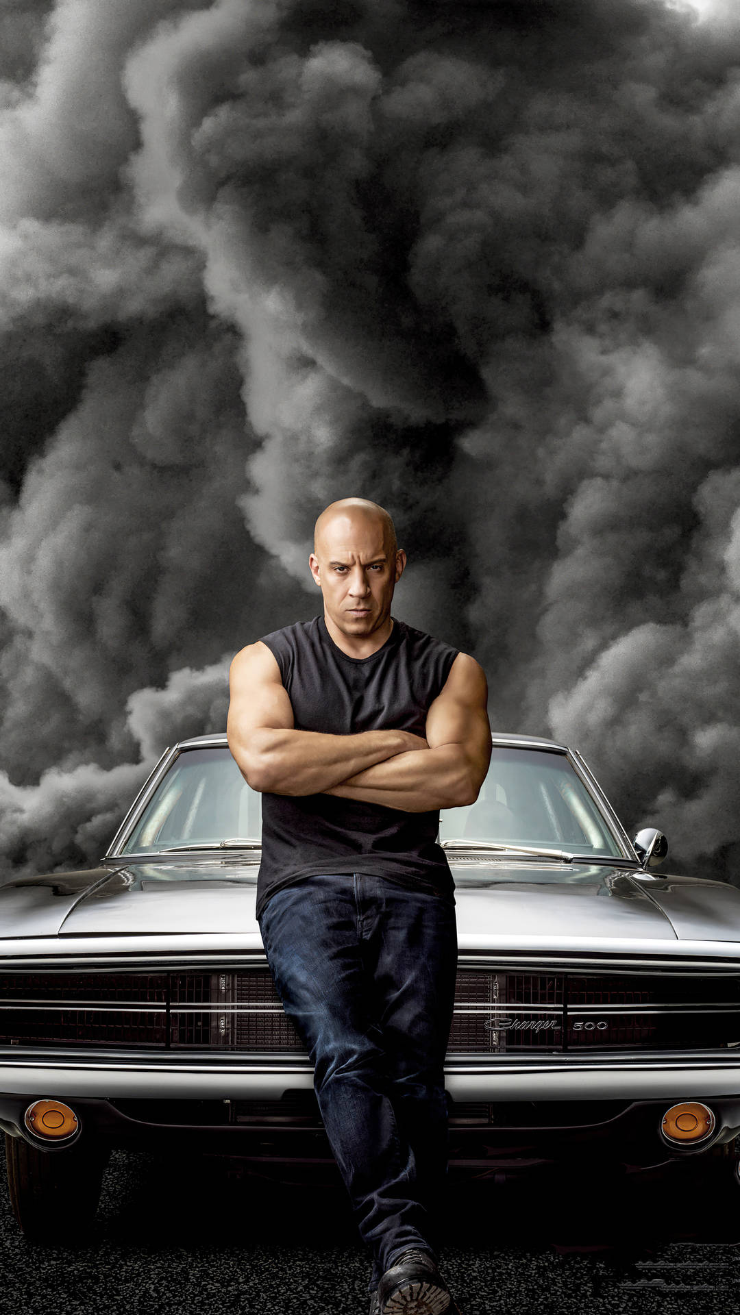 Fast And Furious Iphone 7 Vin Diesel Smoking Car Background