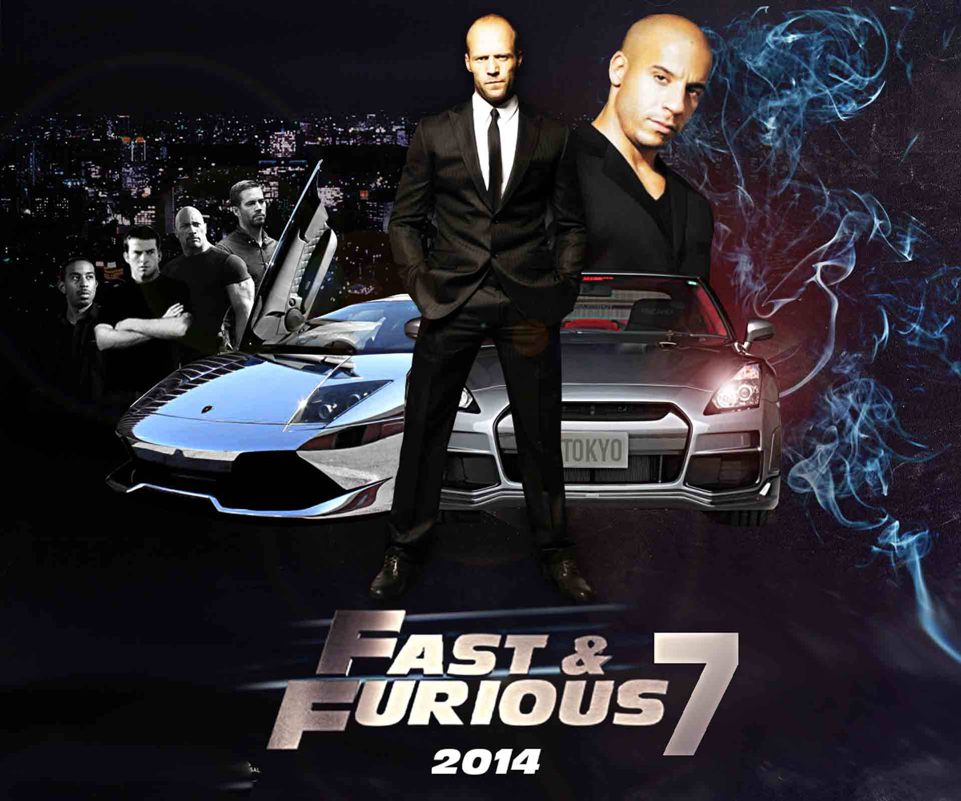 Fast And Furious Promotional Movie Poster Background