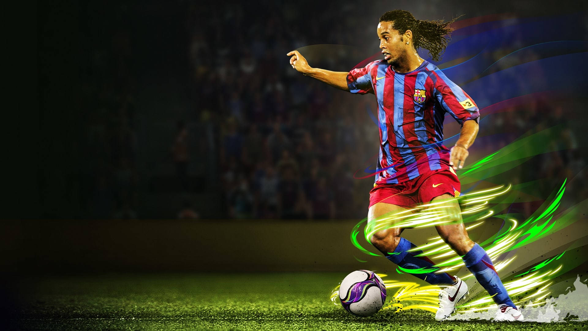 Fast Attacker Ronaldinho Background