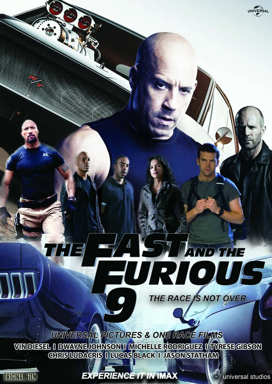 Fast Furious 9 Movie Poster Background