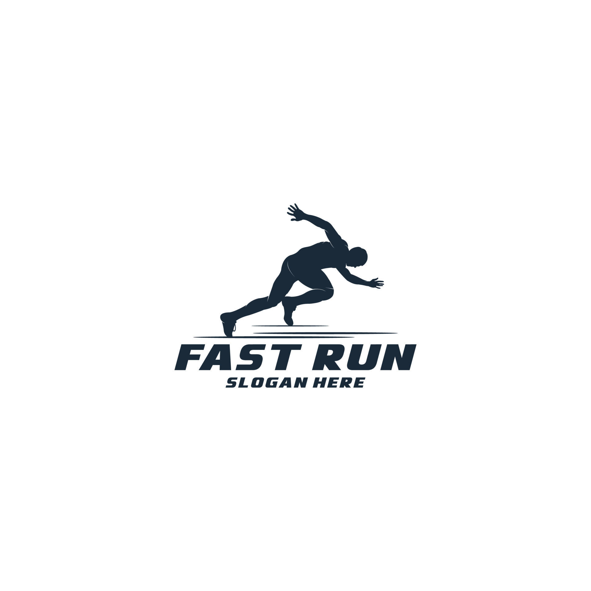 Fast Run Logo Background