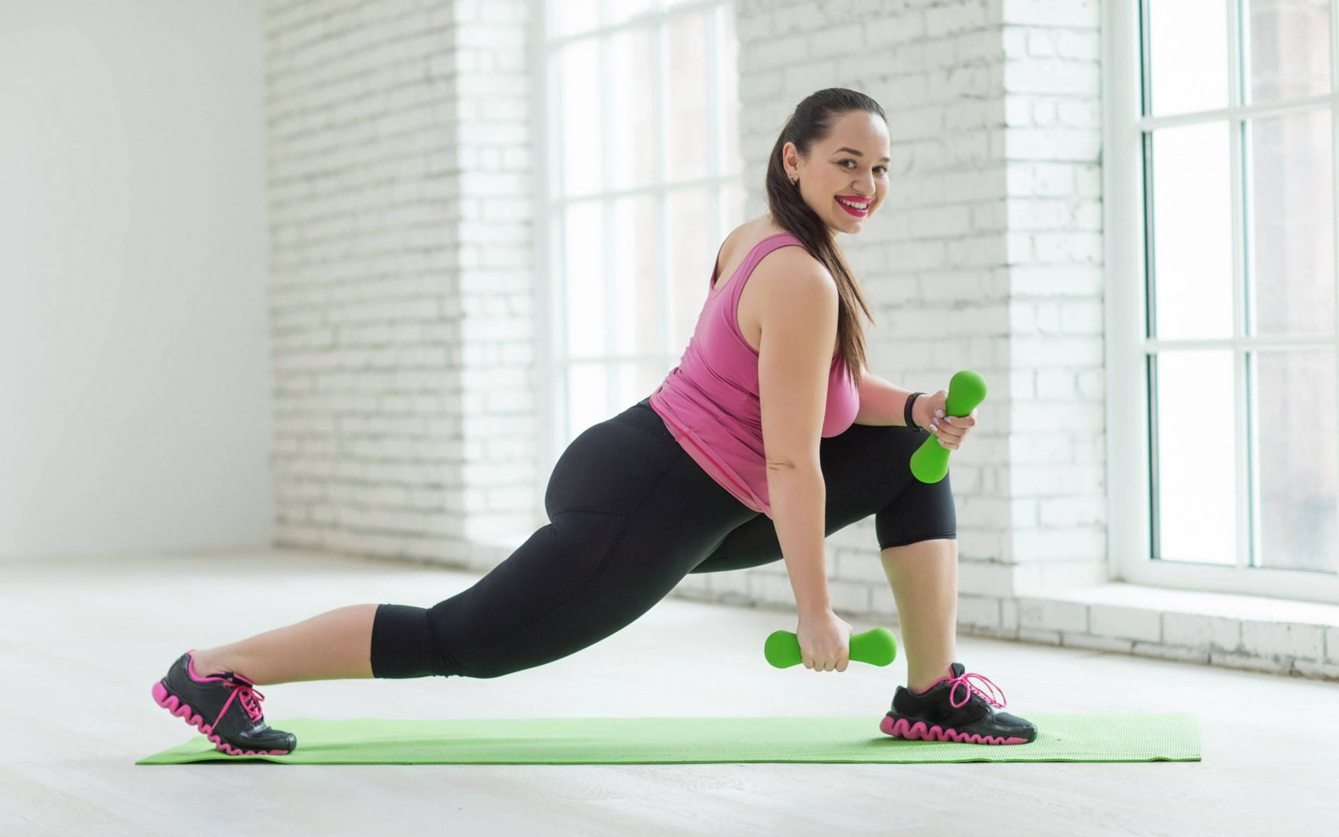 Fat Person Lifting Weights