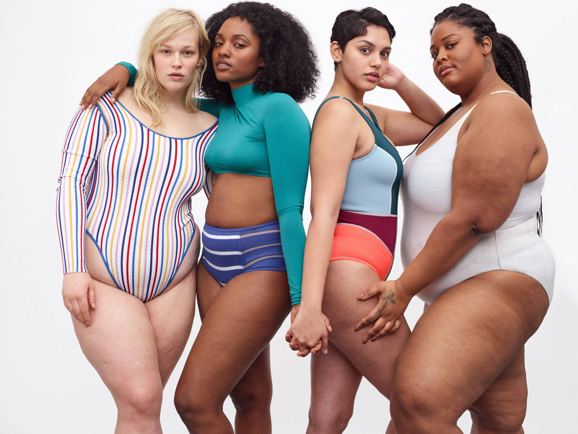 Fat Woman Group Background