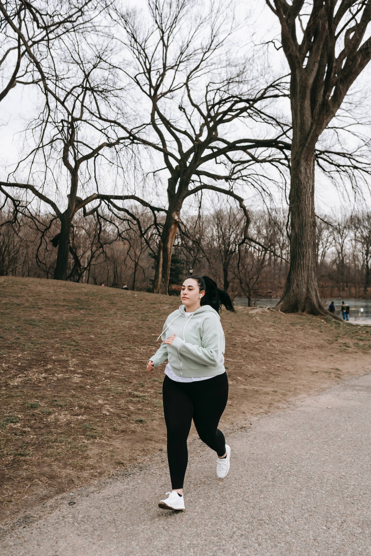 Fat Woman Jogging