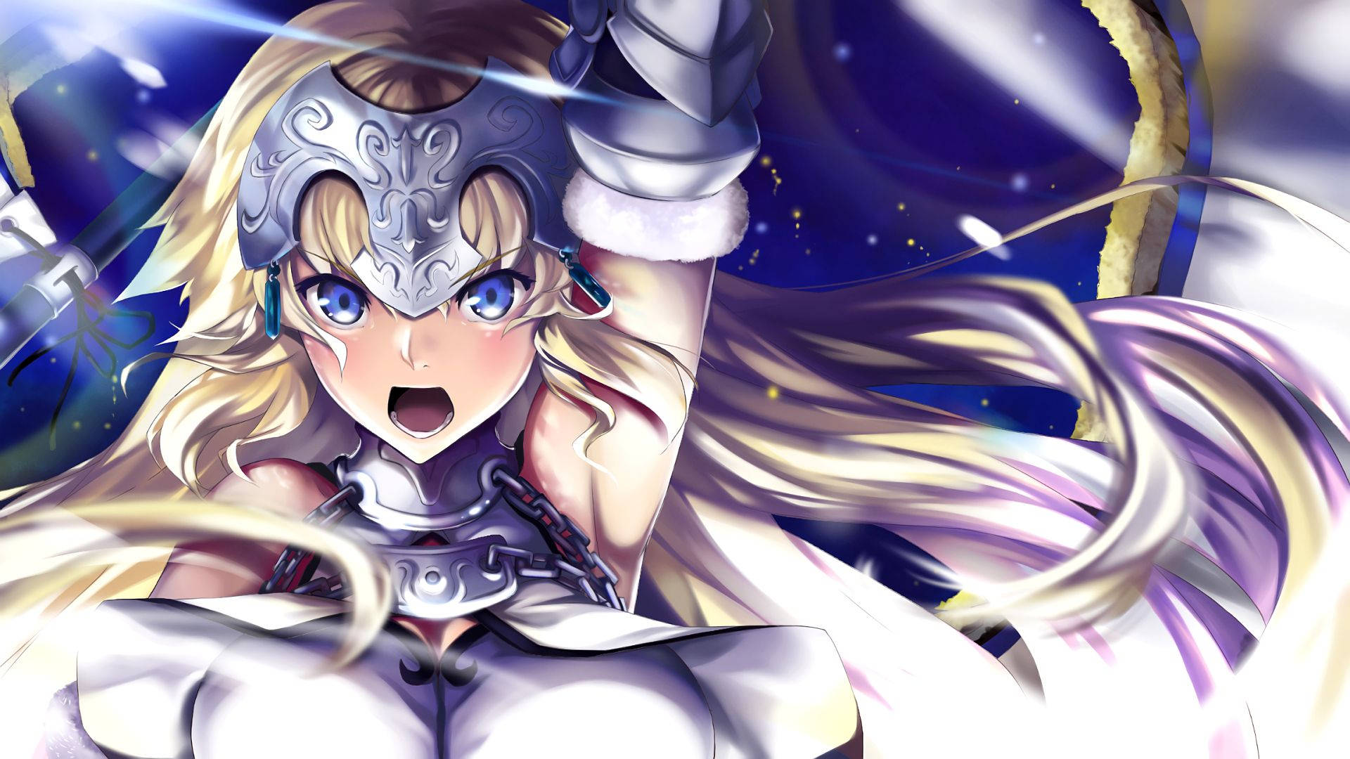 Fate Grand Order Closeup Jeanne D' Arc Background