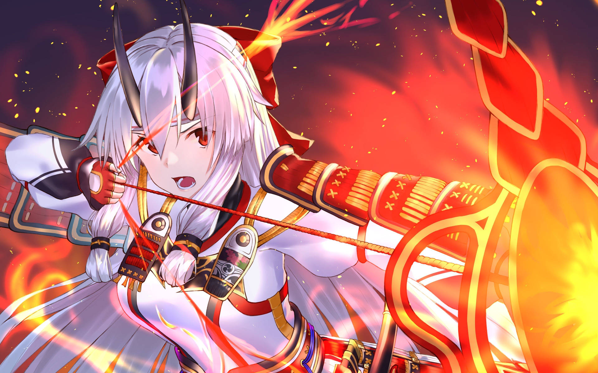 Fate Grand Order Tomoe Gozen Archer Background